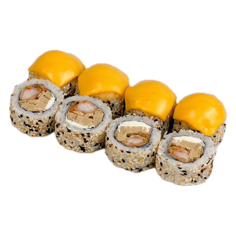 Атакай рол з креветкою та тамаго