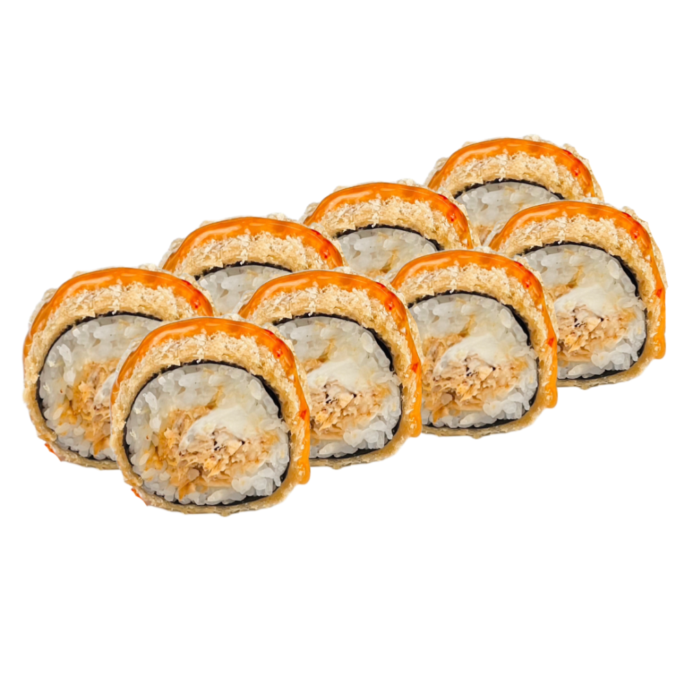 Темпура рол з куркою та солодким чілі