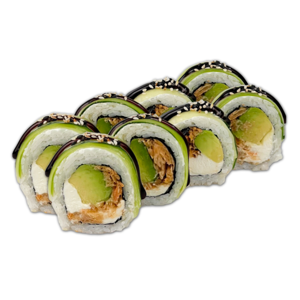 Рол лайт зі смаженим лососем