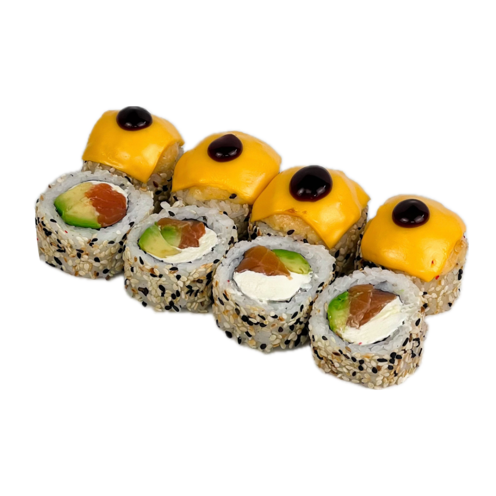 Атакай з лососем та унагі