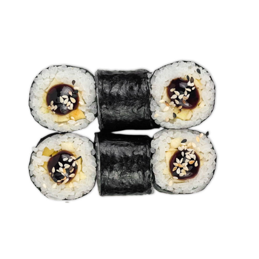 Макі з яблуком та трюфельним унагі