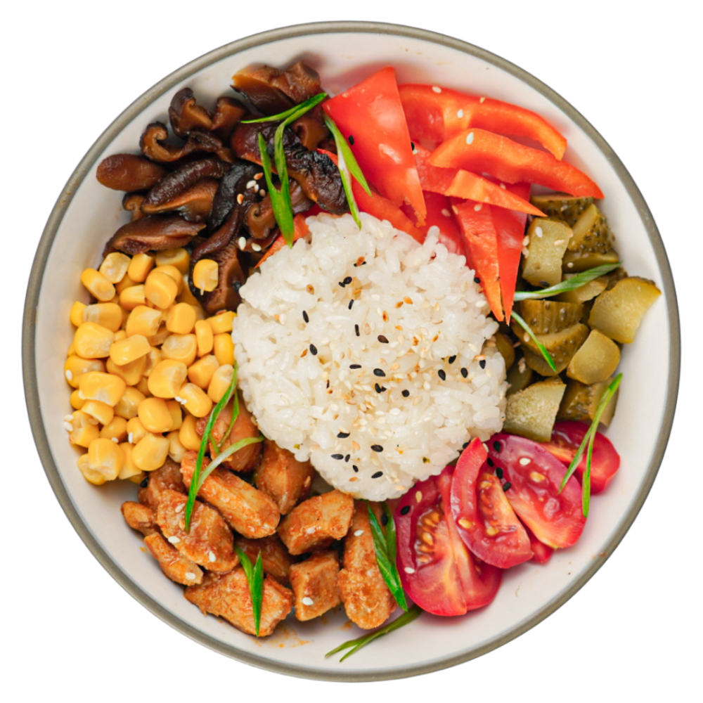 Боул з куркою та рисом 370 г