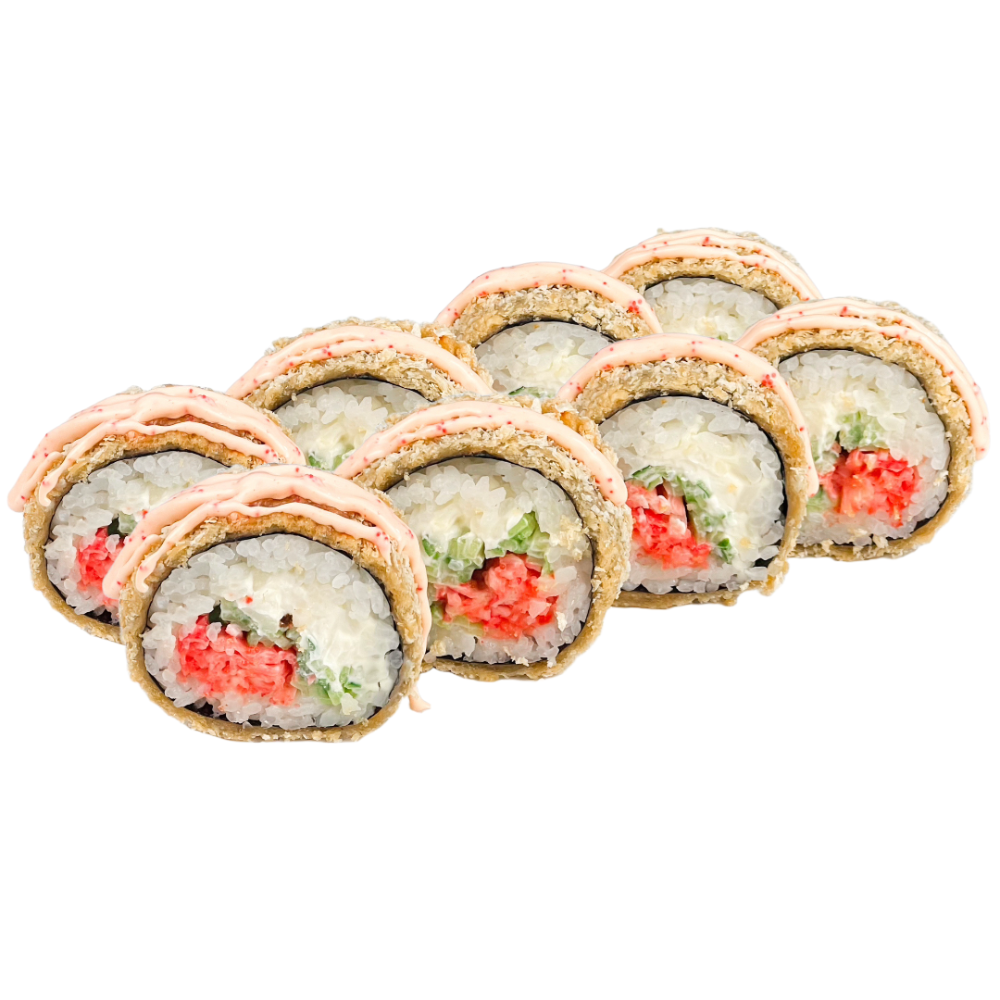 Темпура рол з м'ясом краба