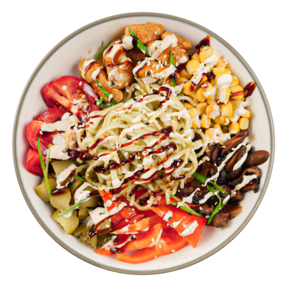 Боул з куркою та локшиною 380 г