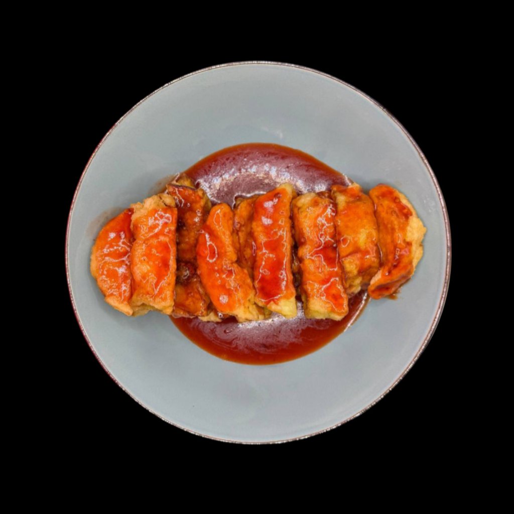 Баклажани у кисло-гостро-солодкому соусі 🌶️