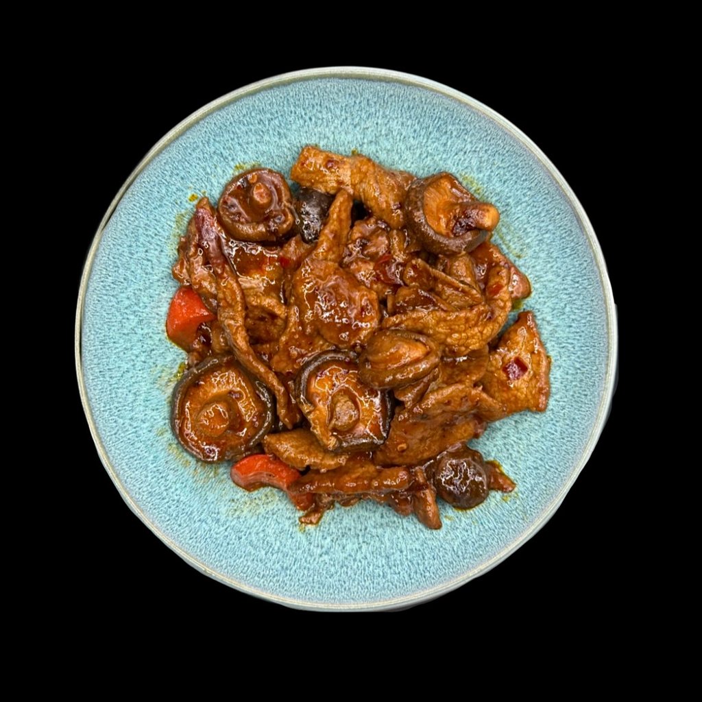 Гостра телятина з грибами 🌶️🌶️🌶️