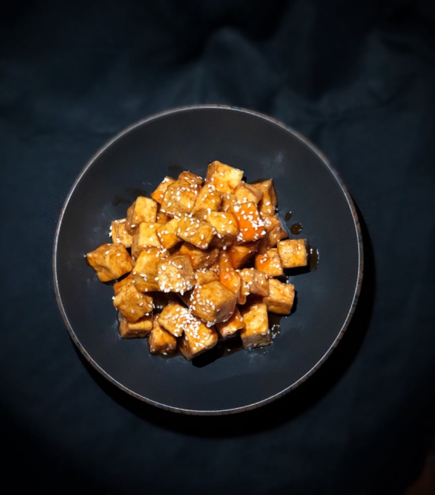 Тофу в кисло-солодкому соусі