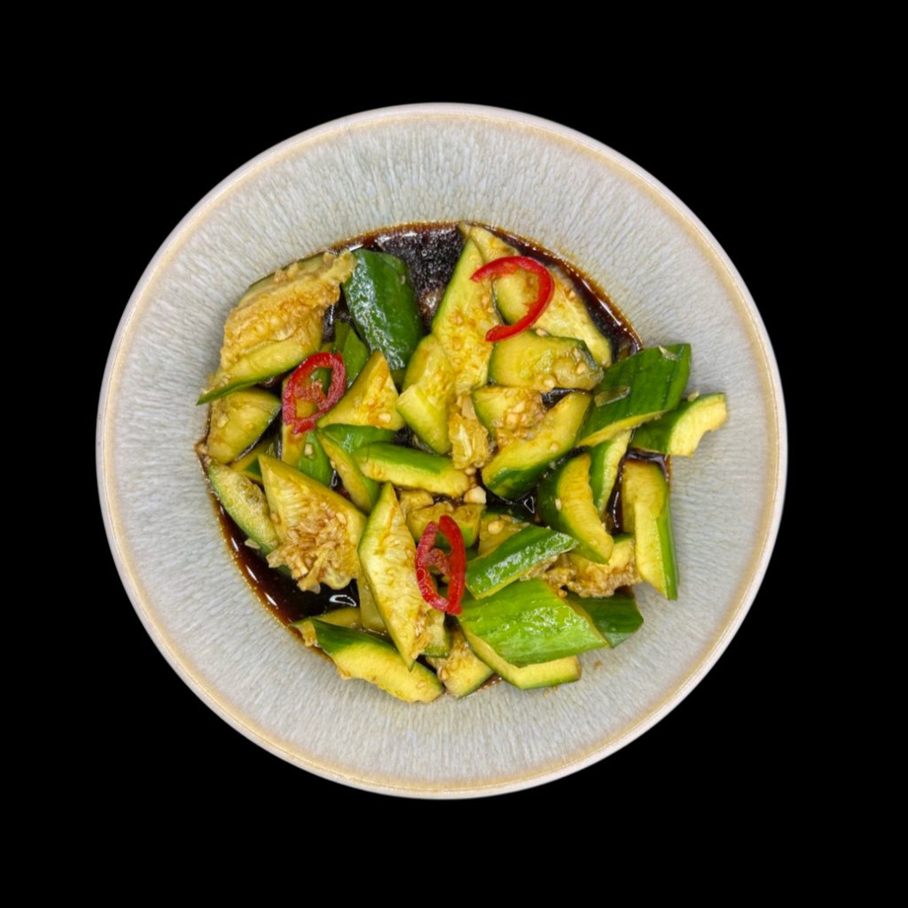 Салат з битих огірків 🌶️