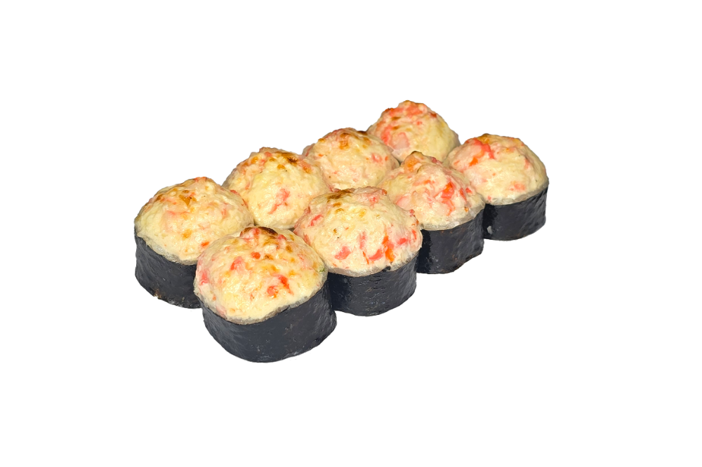 Запеченные роллы с креветками