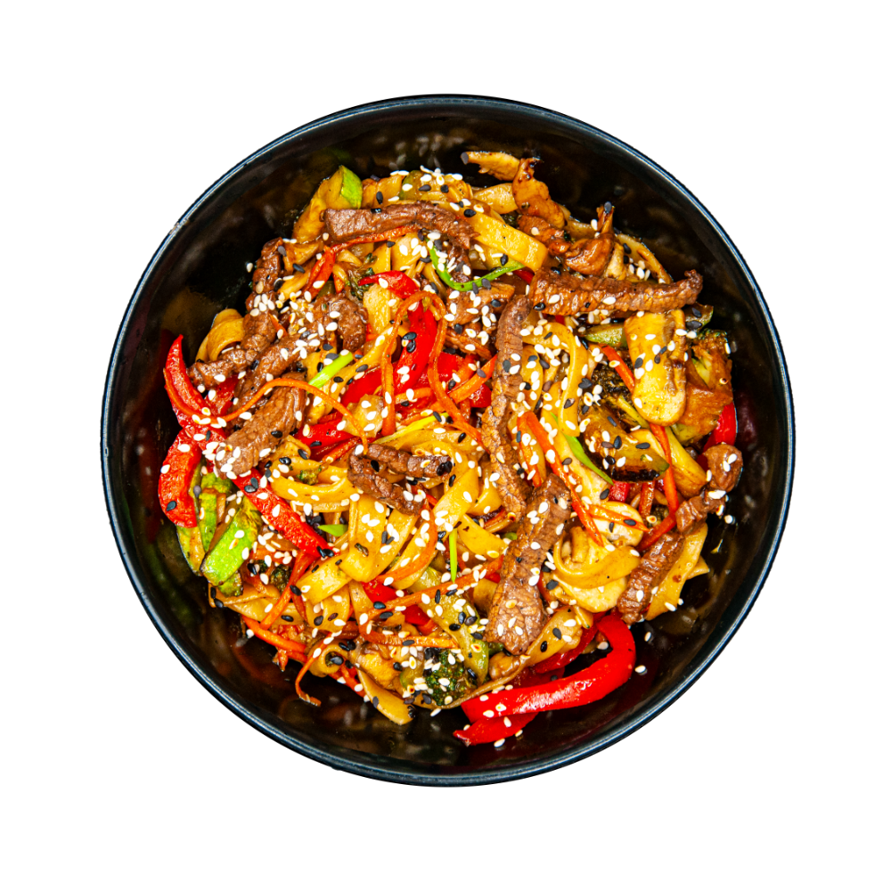  Теріякі WOK - локшина з телятиною