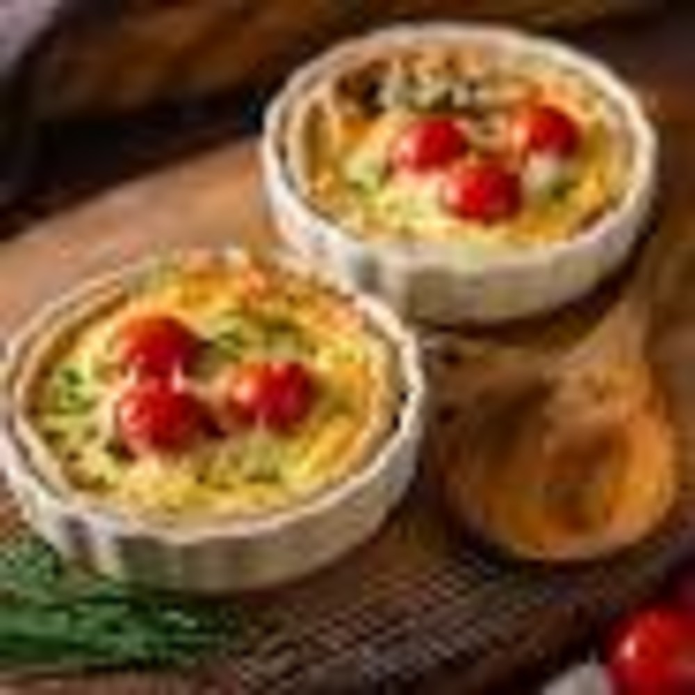 Кіш з куркою та овочами