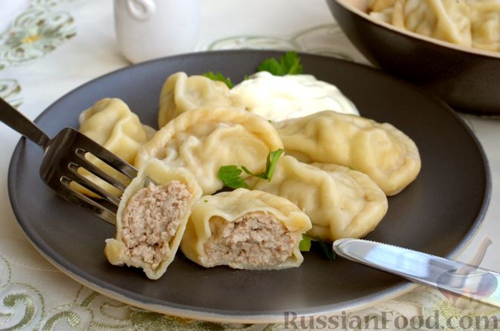 Вареники з мясом