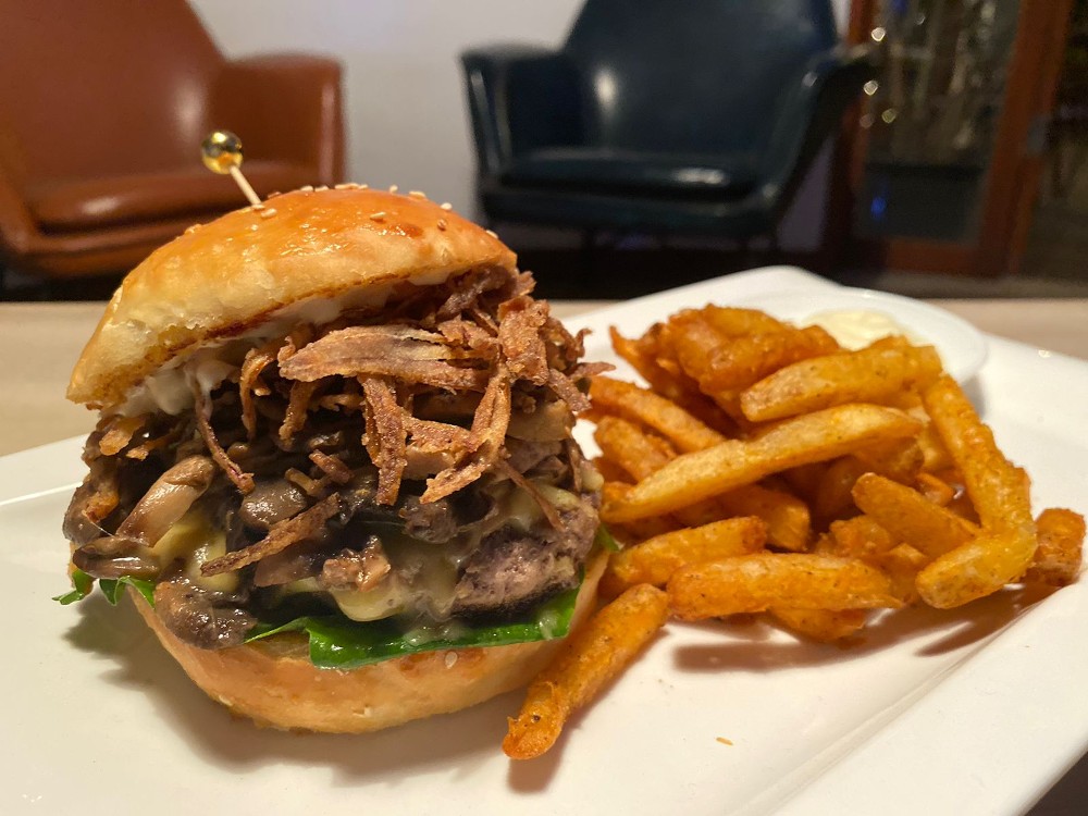 Mushrooms Cheese Burger