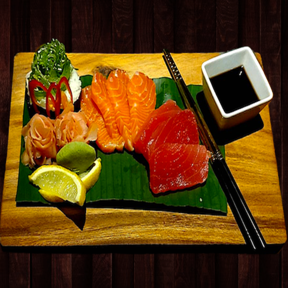 Fresh Tuna & Salmon Sush - A - Shimi