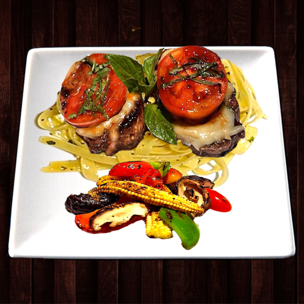 Grilled Pork - Balsamic Caprese Style