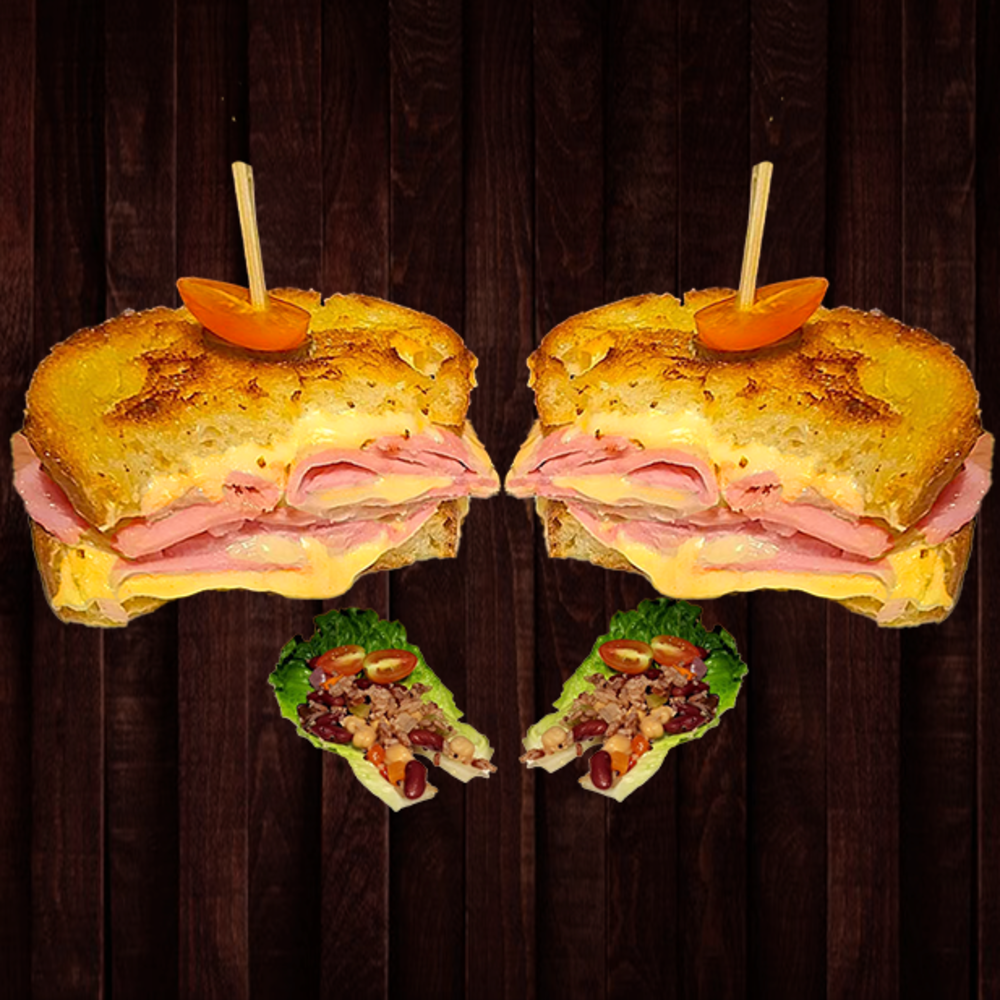 Ham & Cheese Sandwich on Grilled Sourdough