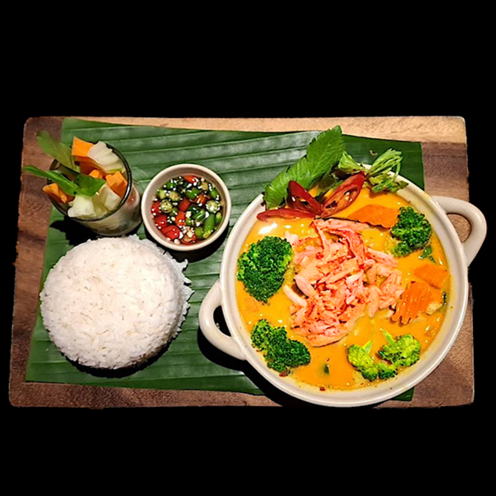 Fresh Crabmeat Curry (no shells)