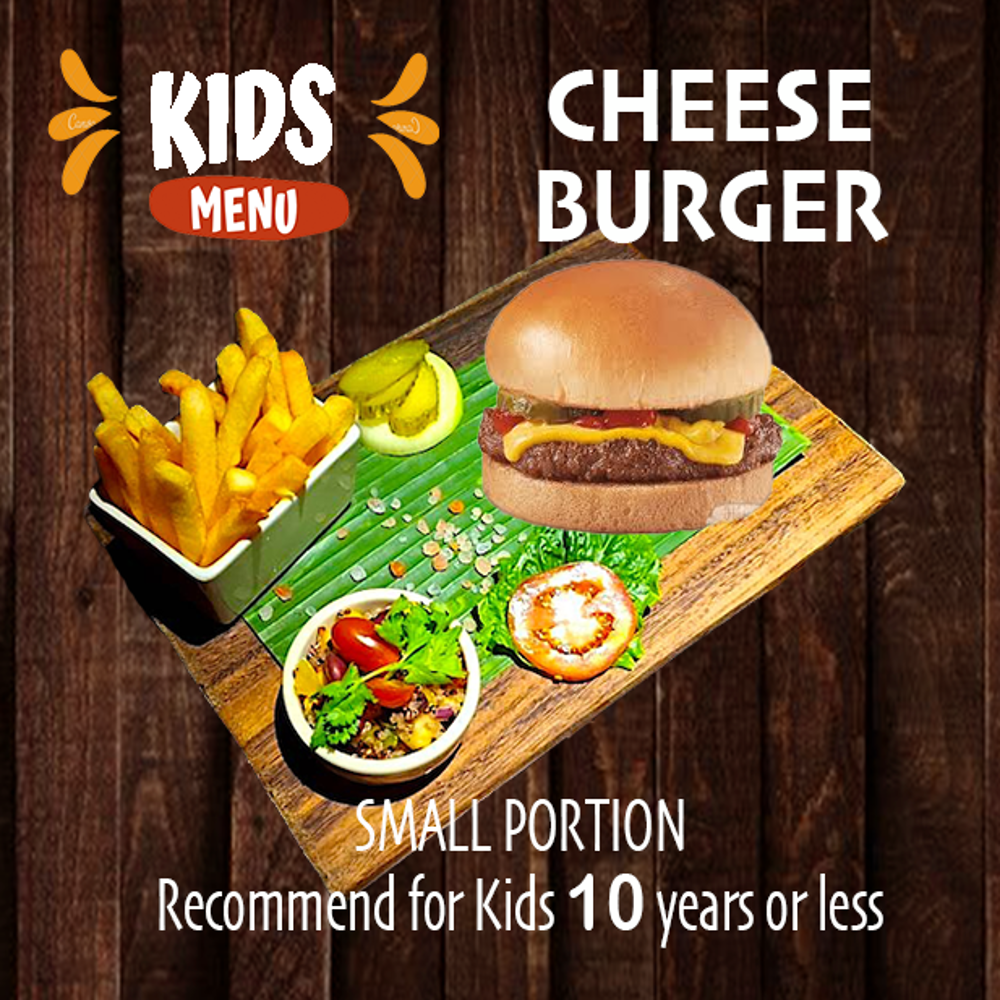 Kids Cheeseburger w/Fries