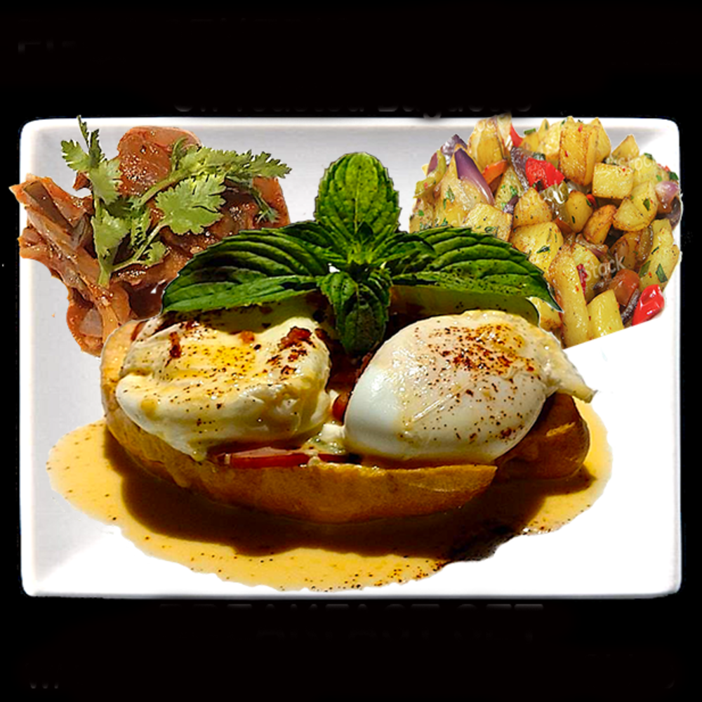 Eggs Benedict Set Breakfast