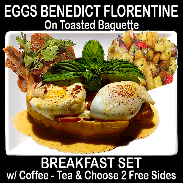 Eggs Benedict Set Breakfast
