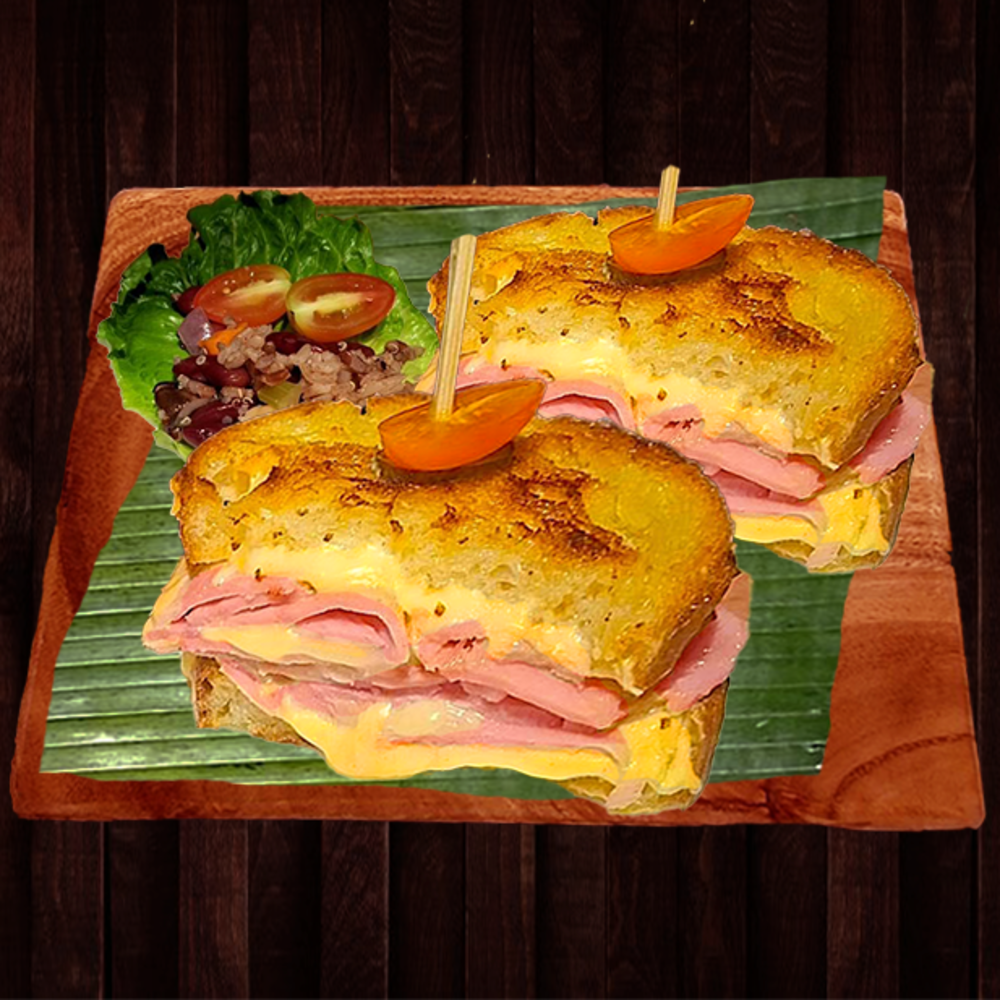 Ham & Cheese Sandwich on Grilled Sourdough