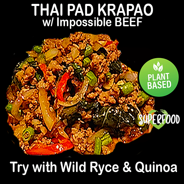 #311 Thai Pad KraPao w/Plant Based Beef