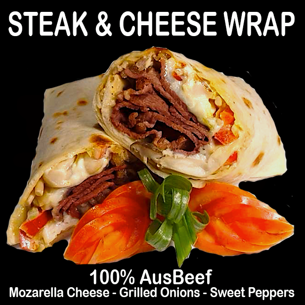 Angus Steak N Cheese Wrap #223