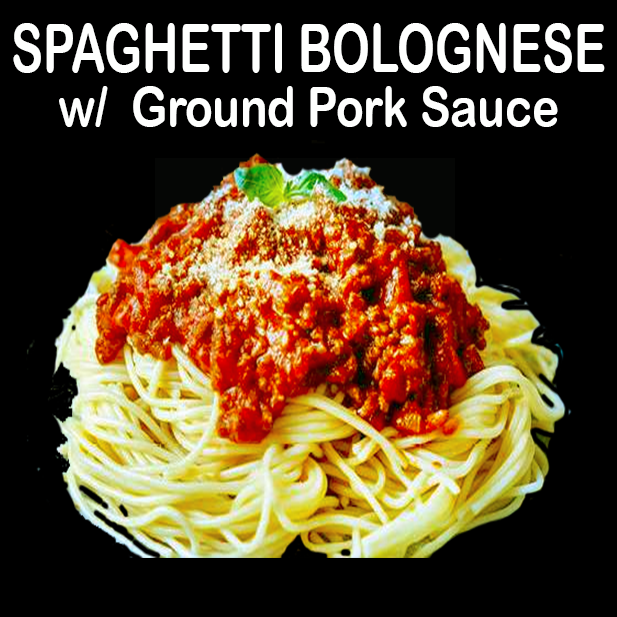 Spaghetti Bolognese Pork #301