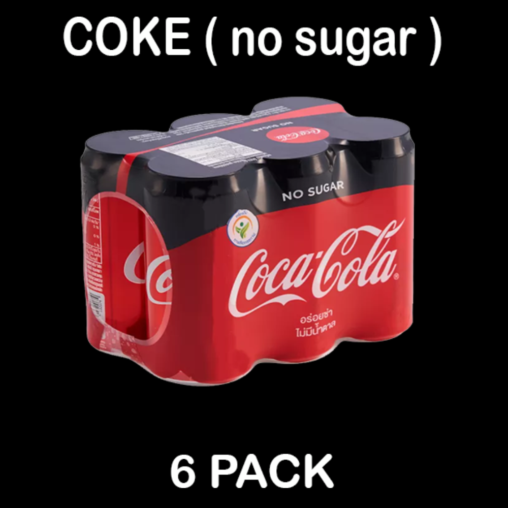 Coke No Sugar 6 Pack