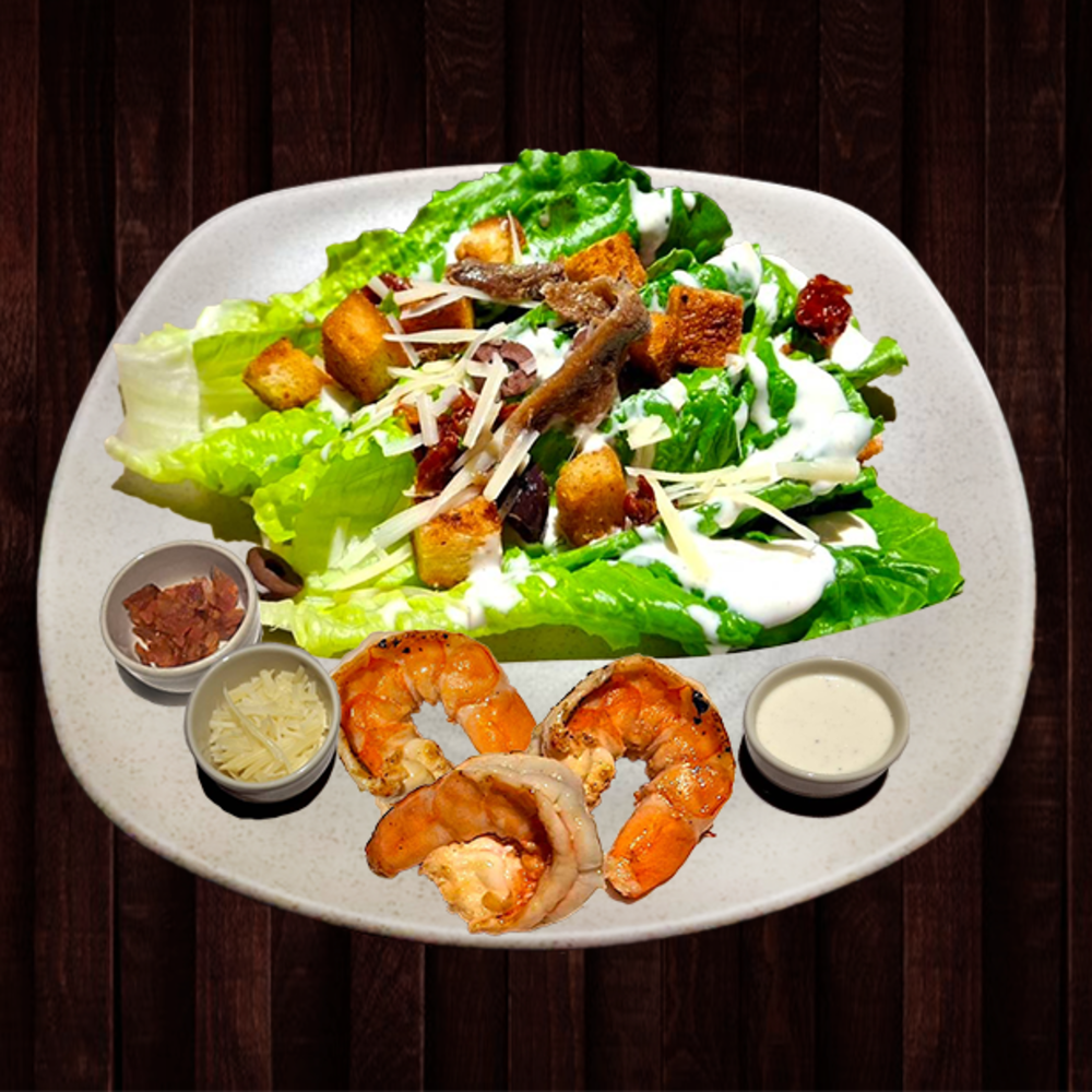 Saneha Caesar w/ Grilled Prawns