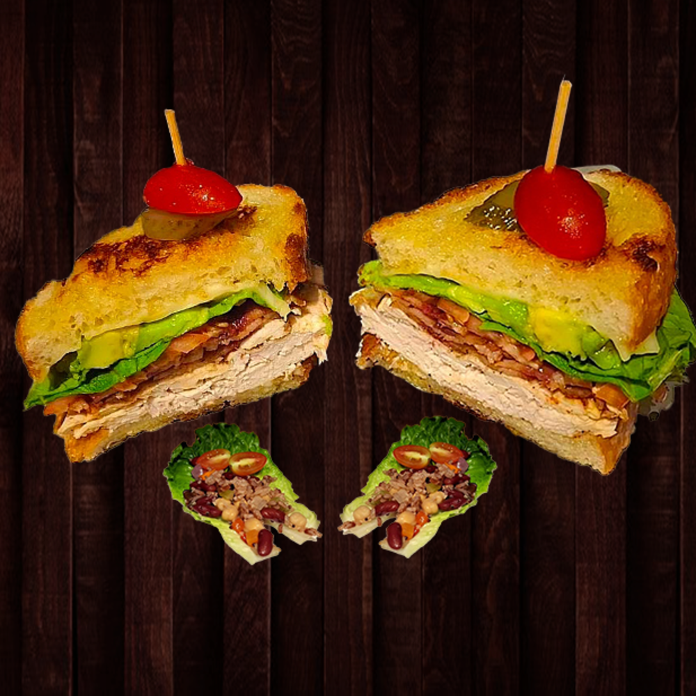 Chicken - Bacon - Avocado - Swiss on Grilled Sourdough