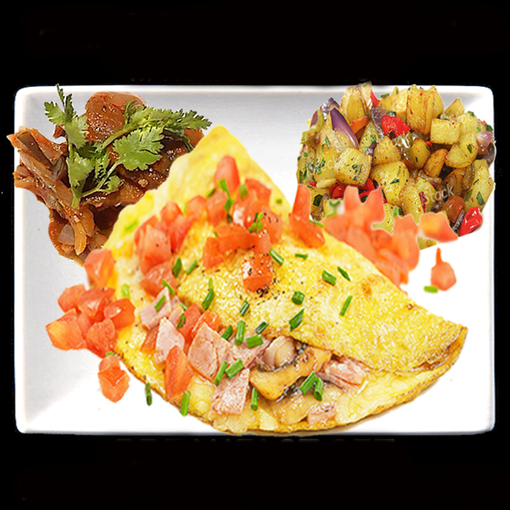 Ham Cheese Omelette Set