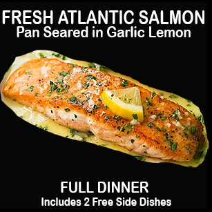Salmon w/Garlic Lemon Butter #433