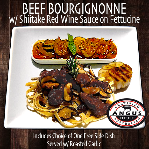 Beef Bourgignone w/ Red Wine Sauce #405