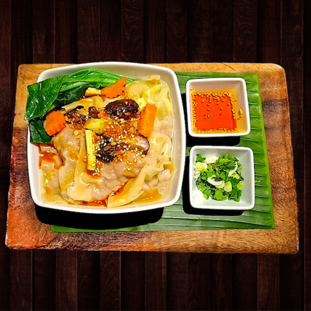 四川猪肉虾仁馄饨汤  Sichuan Wonton Soup