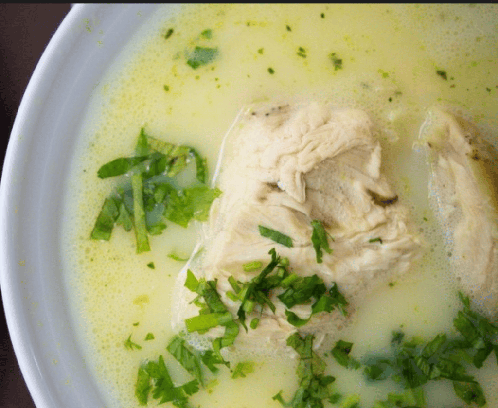 Georgian Chicken Soup (Сhihirtma)