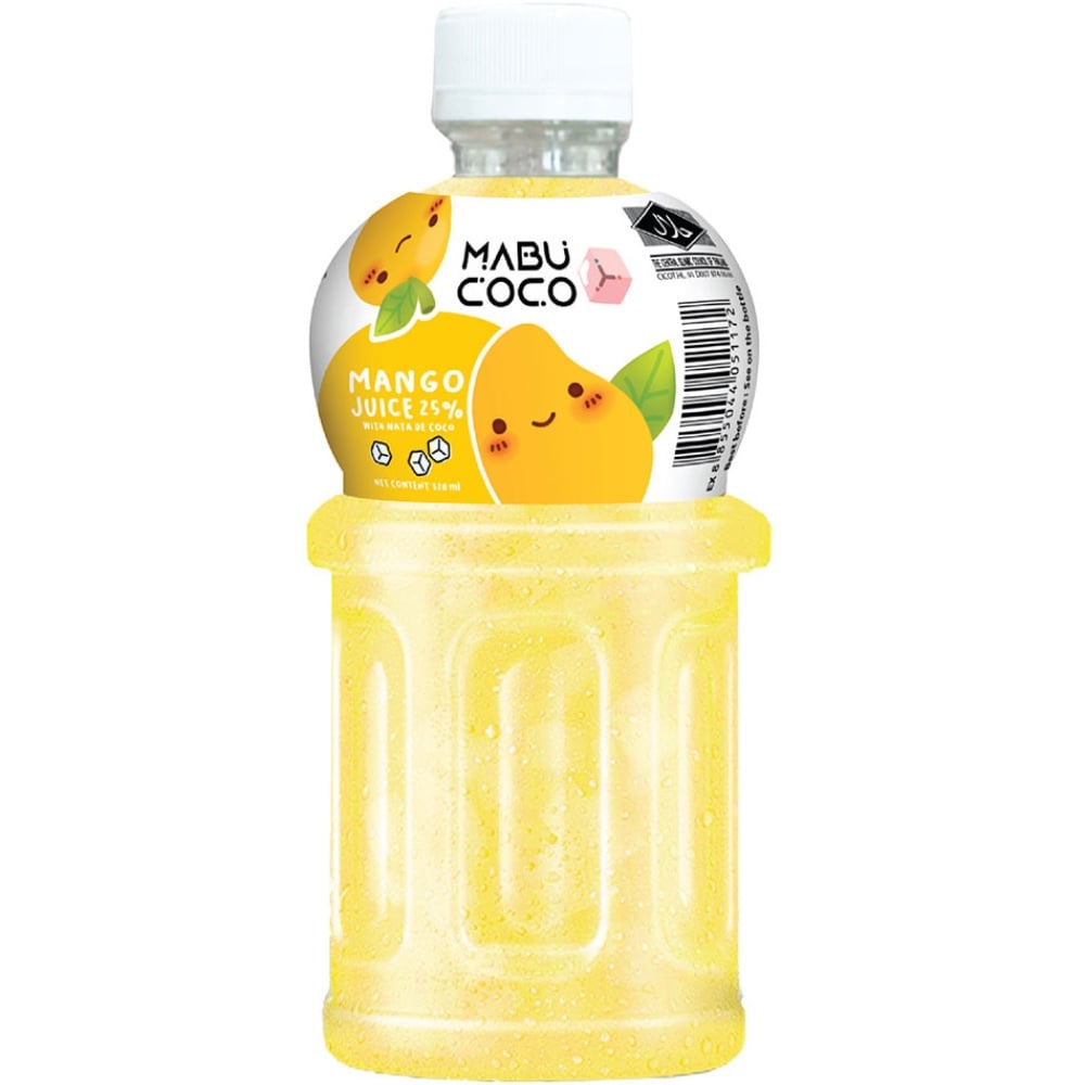 Напій негазований з соком манго та м'якоттю кокоса Mabu Coco 320мл