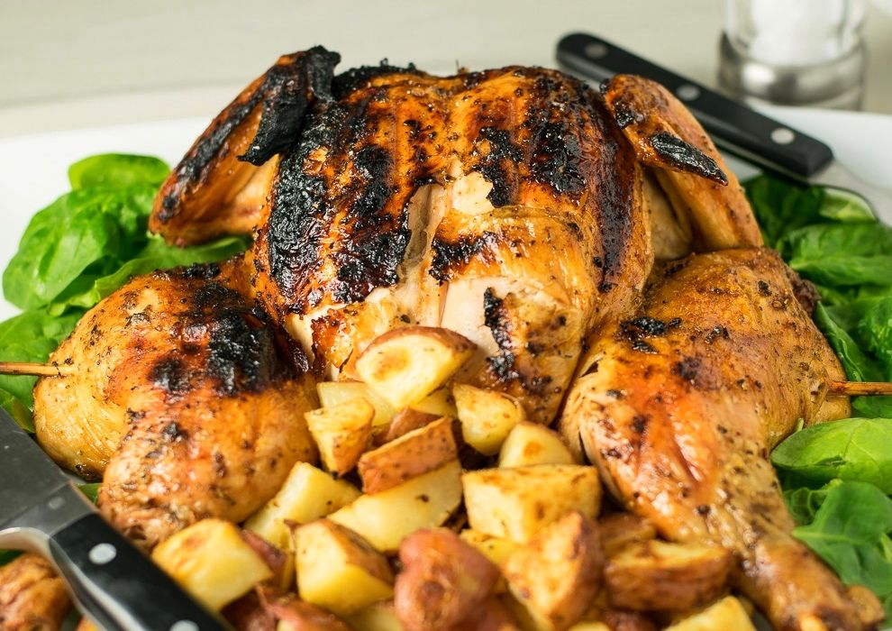 Grilled Whole Chicken