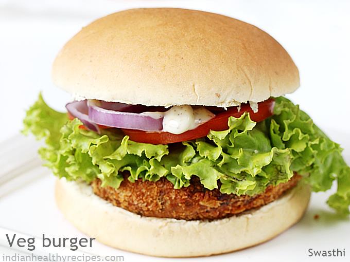 Vegetable & Cheese Burger