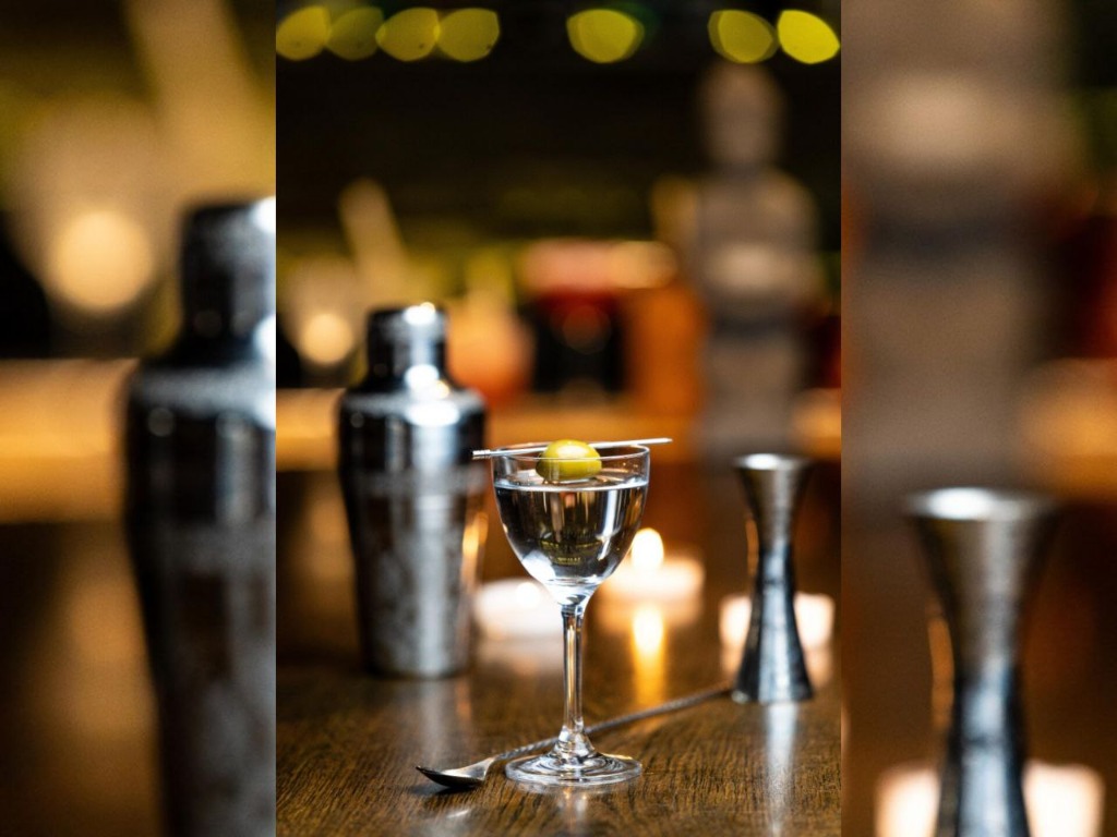 Smoky Dry Martini