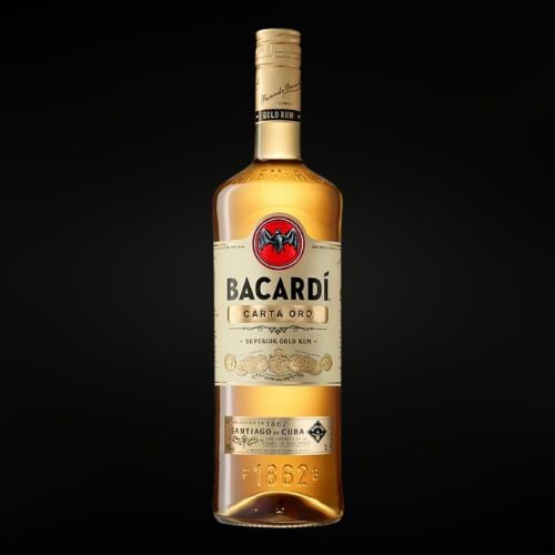 Ром Bacardi Gold (carta oro) 50ml