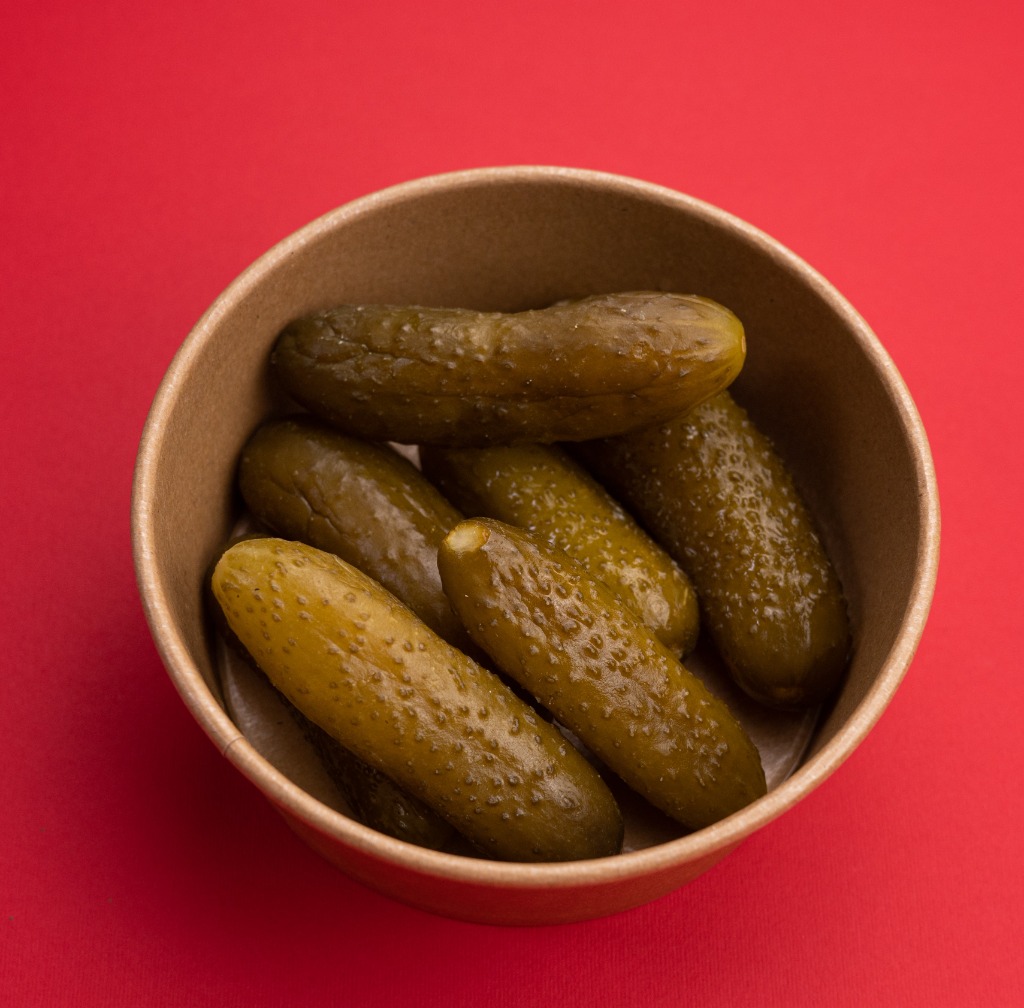 Огірок квашений 100гр      Pickled cucumber