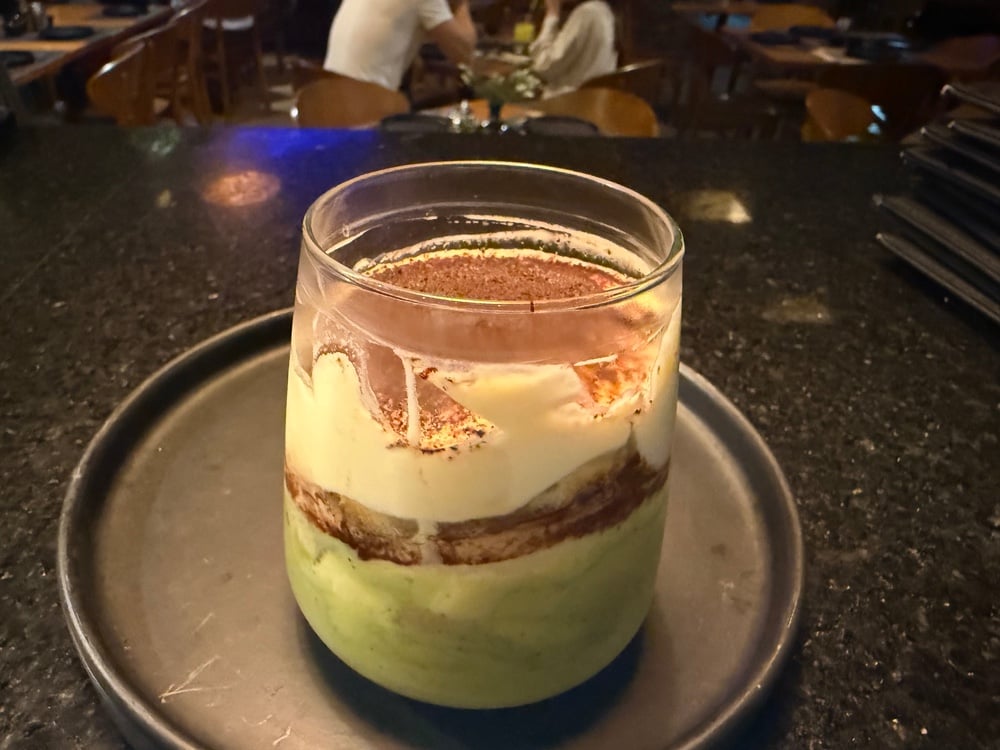 Tiramisu con pistache