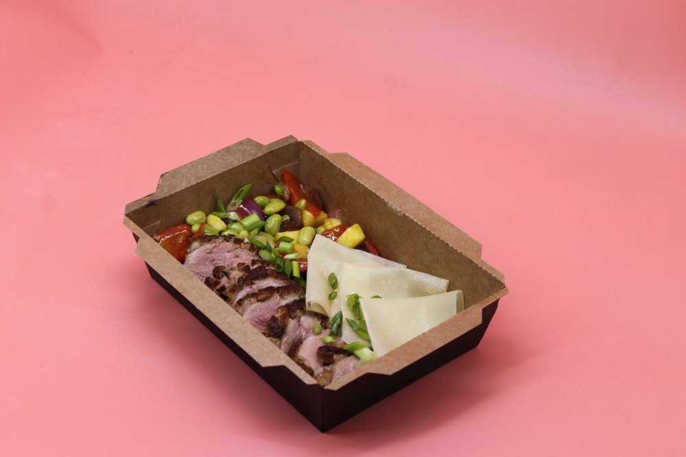 Качине філе Понзу з рисовими млинцями, 300г