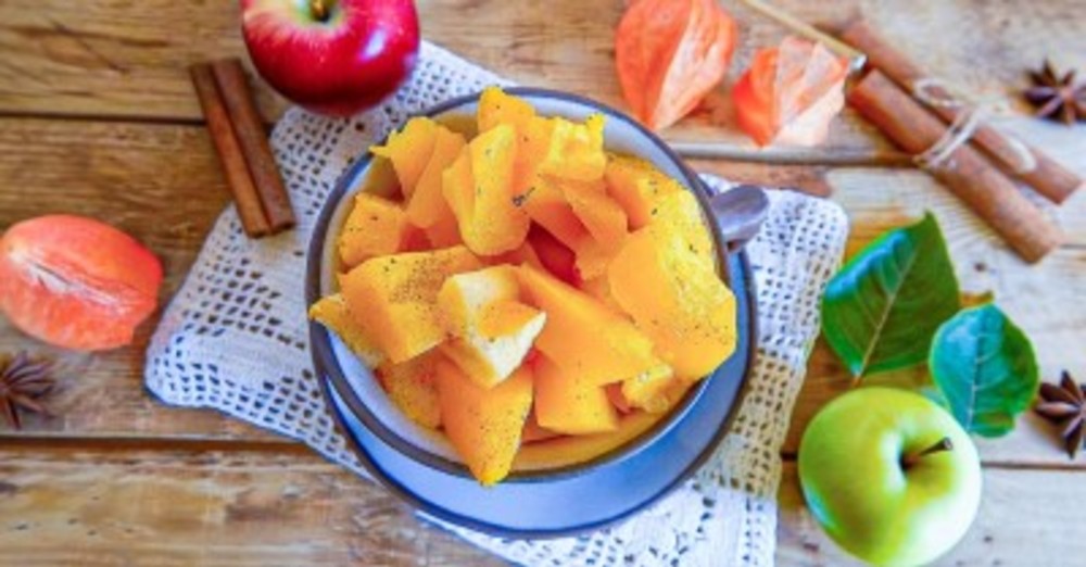 Яблука запечені з морквою та апельсином 100г