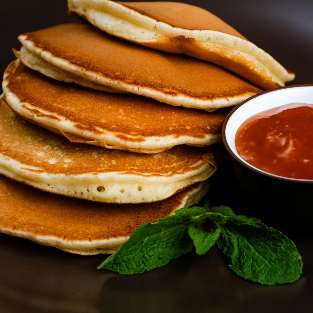 Панкейки із абрикосовим джемом б/г б/л 100/25г