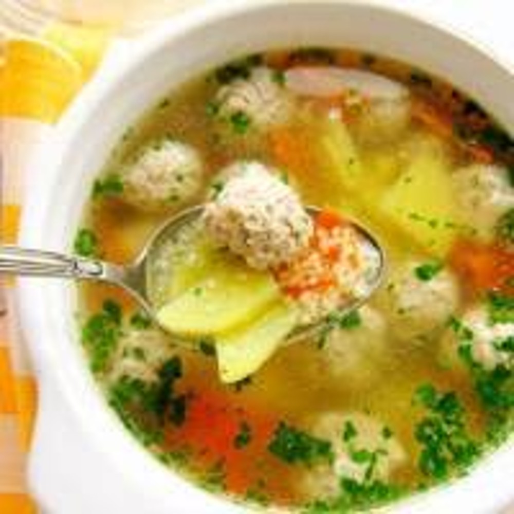 Юшка рибна із фрикаделькою з червоної риби 230/20г