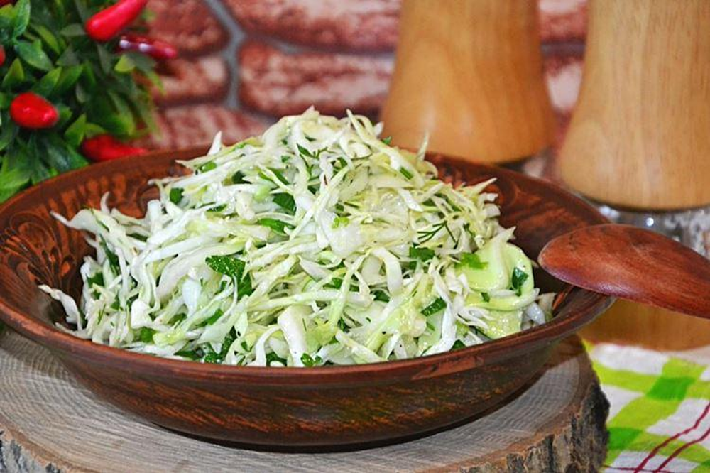 Салат із капусти з кропом  50г