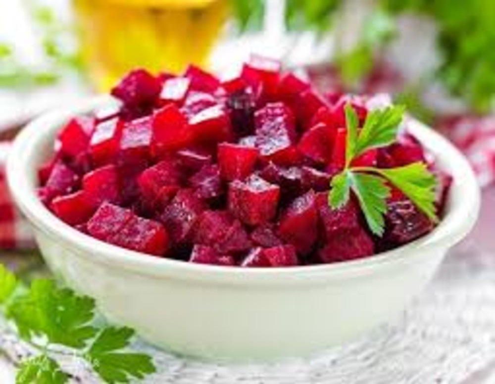 Салат з  бурячка та солоного огірка 50г