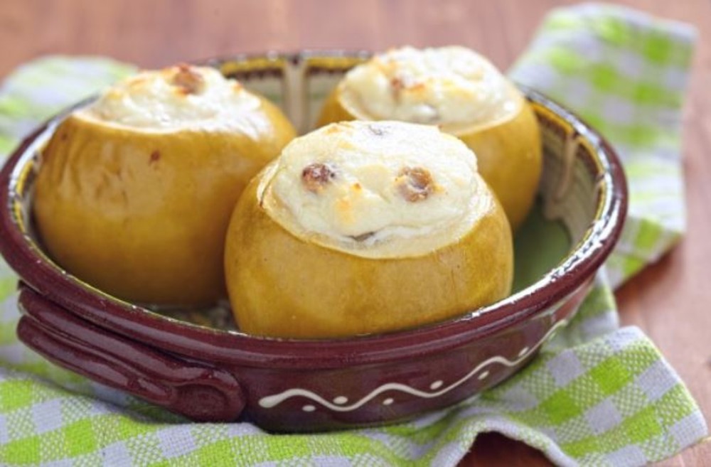  Яблуко запечене з сиром 100г